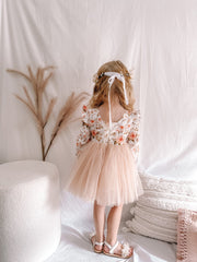 Millie Rose Girls Long Sleeve Dress - A Little Lacey