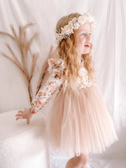 Millie Rose Girls Long Sleeve Dress - A Little Lacey