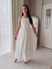 Marlowe Girls White Dress - A Little Lacey