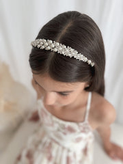 Pearl Girls Headband - A Little Lacey