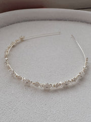 Penelope Girls Gold Floral Headband - A Little Lacey