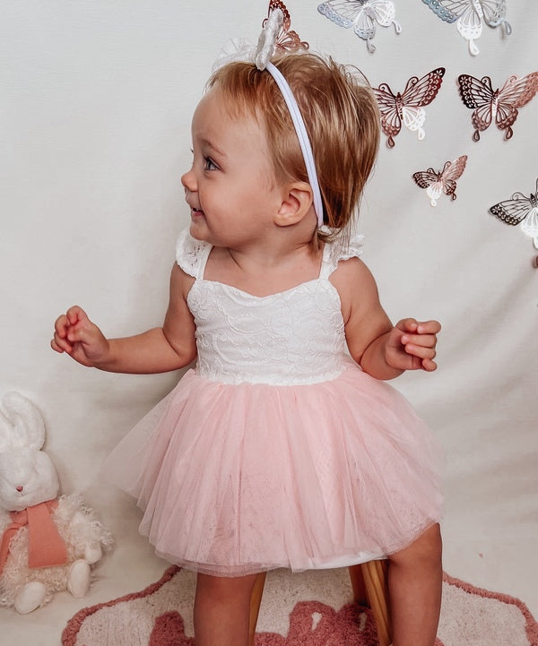 Penny Rose Baby Girls Pink Romper - Easter Collection