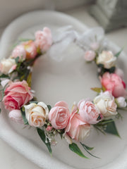 Rose Meadow Girls Flower Crown - A Little Lacey