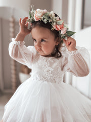 Rose Meadow Girls Flower Crown - A Little Lacey