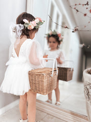 Rose Meadow Girls Flower Crown - A Little Lacey