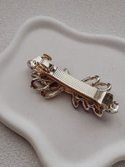 Purple Crystal Girls Barrette - A Little Lacey