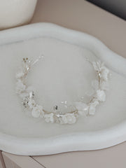 Porcelain Bloom Girls Headpiece - A Little Lacey