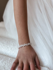 Rosalie Girls Silver Bracelet - A Little Lacey