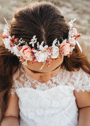Nora Girls Flower Crown - A Little Lacey