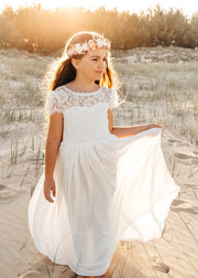 Nora Girls Flower Crown - A Little Lacey