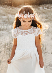 Nora Girls Flower Crown - A Little Lacey