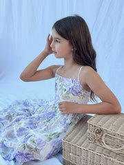 Savannah Girls Lilac Maxi Dress - A Little Lacey