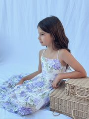 Savannah Girls Lilac Maxi Dress - A Little Lacey