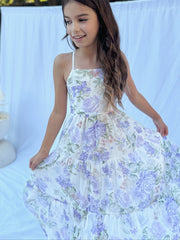 Savannah Girls Lilac Maxi Dress - A Little Lacey