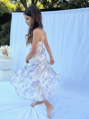 Savannah Girls Lilac Maxi Dress - A Little Lacey
