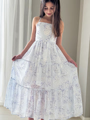 Savannah Girls Dress - Lilac Mist - A Little Lacey