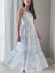 Savannah Girls Dress - Lilac Mist - A Little Lacey