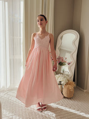 Sylvie Girls Light Pink Formal Dress - A Little Lacey