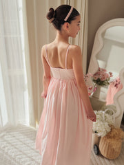 Sylvie Girls Light Pink Formal Dress - A Little Lacey