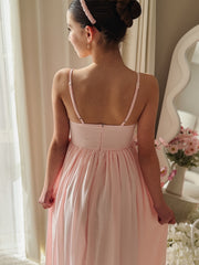 Sylvie Girls Light Pink Formal Dress - A Little Lacey