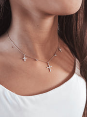 Trinity Girls Communion Necklace - A Little Lacey