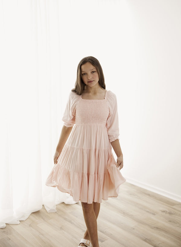 Willa Girls Peach Dress - SECONDS - Shop All