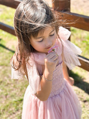 Willow Dusty Pink Girls Dress SIZE 1 - A Little Lacey