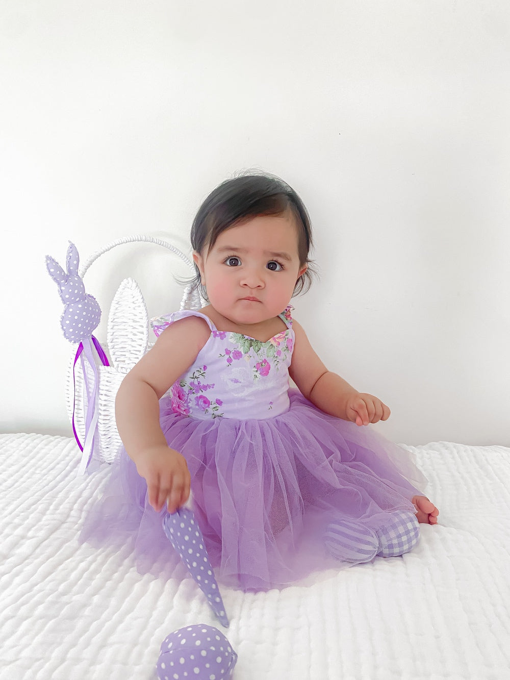 Zara Purple Baby Girls Tutu Dress - Baby Girl Cake Smash Dresses