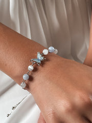 Blue Butterfly Dream Girls Bracelet - A Little Lacey