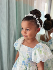 Fern Puff Sleeve Girls Dress SIZE 7 & 8 - A Little Lacey