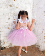 Frankie Girls Tutu Dress - Strawberry - A Little Lacey
