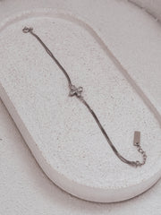 Silver Cross Girls Communion Bracelet - A Little Lacey
