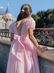 Delia Girls Light Pink Dress - A Little Lacey