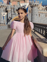 Delia Girls Light Pink Dress - A Little Lacey