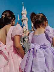 Lucy Puff Sleeve Lilac Baby Dress - A Little Lacey