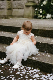 Layla Girls Ivory Dress - END OF BATCH - A Little Lacey