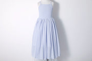 Sofia French Chiffon Light Blue Girls Dress - A Little Lacey