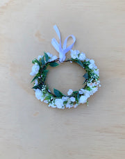 Allegra Girls White Flower Crown - A Little Lacey