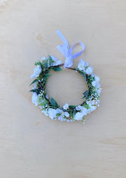 Allegra Girls White Flower Crown - A Little Lacey