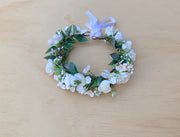 Allegra Girls White Flower Crown - A Little Lacey