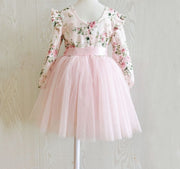 Audrey Rose Girls Long Sleeve Dress - A Little Lacey