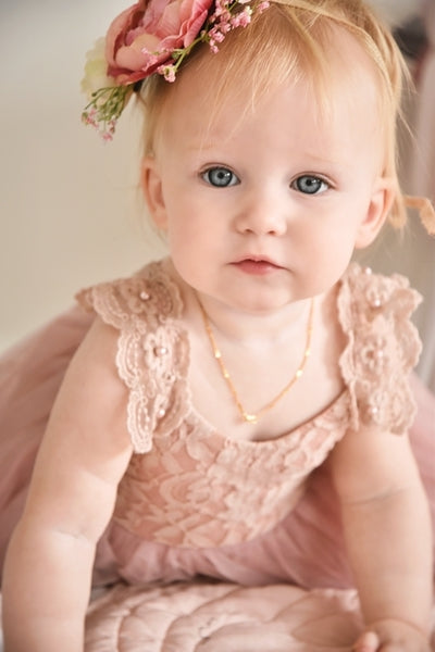 Enchanted Angel Dusty Pink Baby Girls Tutu Dress - Shop All