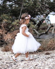 Layla Girls White Tutu Dress - A Little Lacey