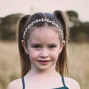 Fleur Crystal Halo - Rhinestone Headband - A Little Lacey