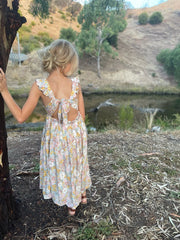 Daisy Floral Midi Dress - A Little Lacey