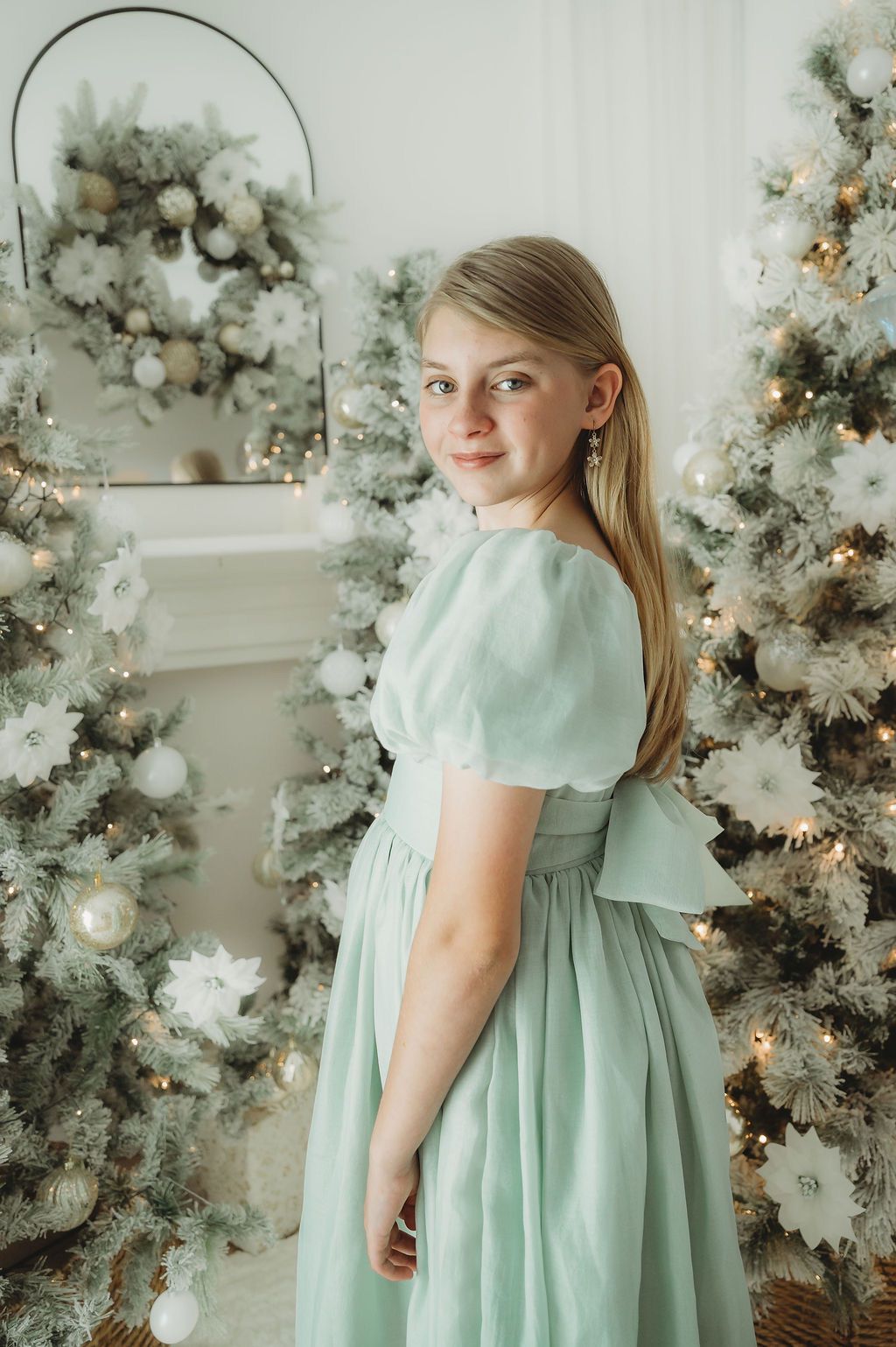 Girls Green Dresses