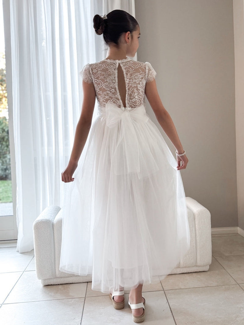 Abby Grace White Lace Dress - A Little Lacey