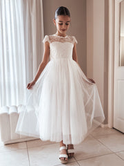 Abby Grace White Lace Dress - A Little Lacey