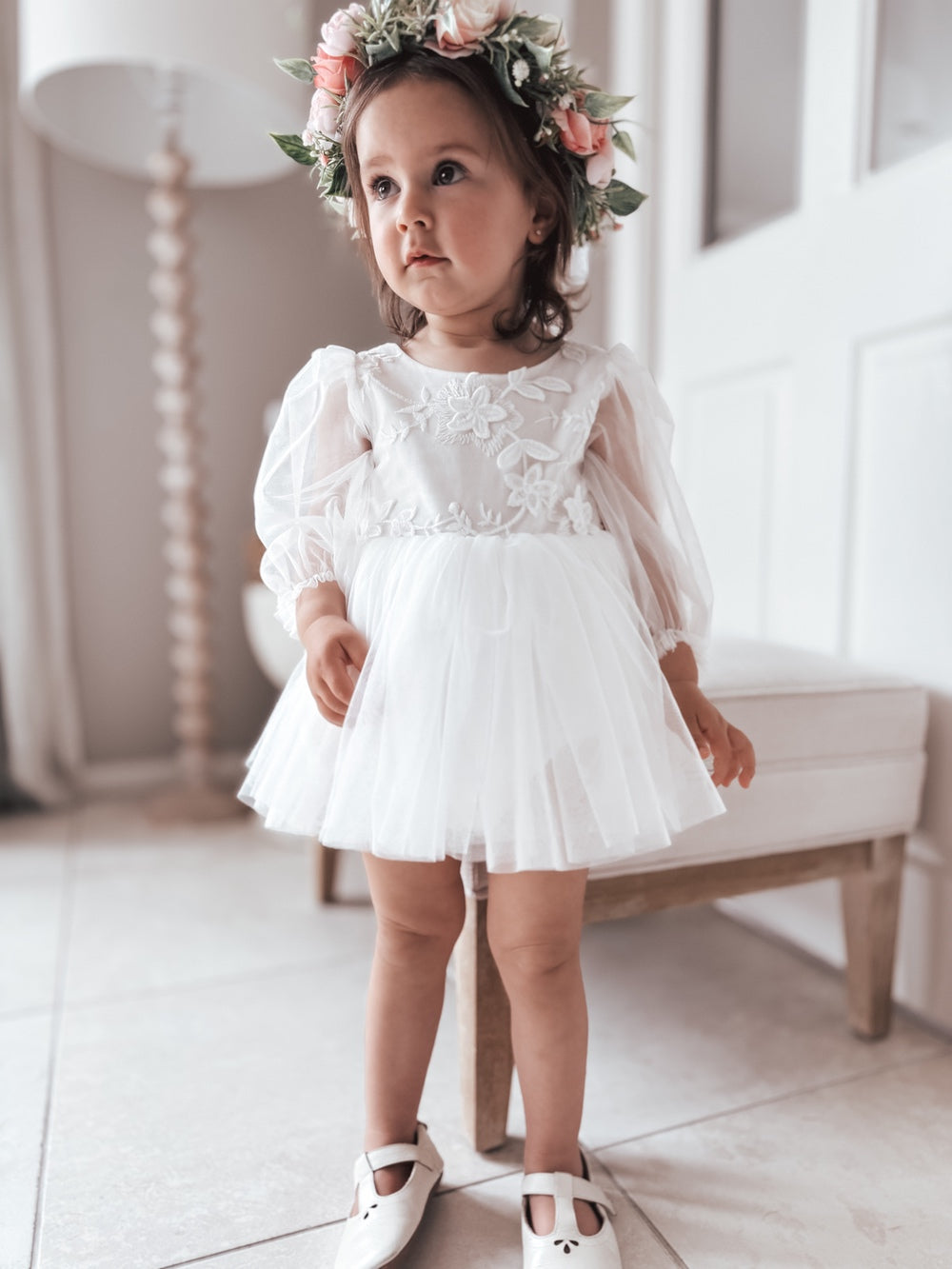 Alyssa White Baby Dress Size 00