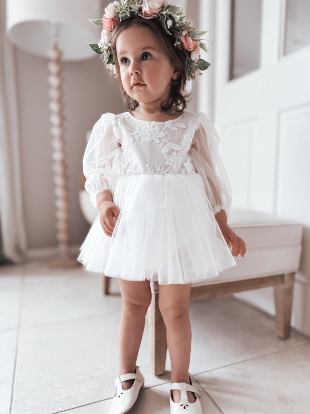 Alyssa White Baby Dress - A Little Lacey · Photo 1 of 7